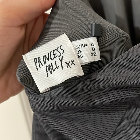 Princess Polly oscar gray / slate midi dress - Picture 6 of 7